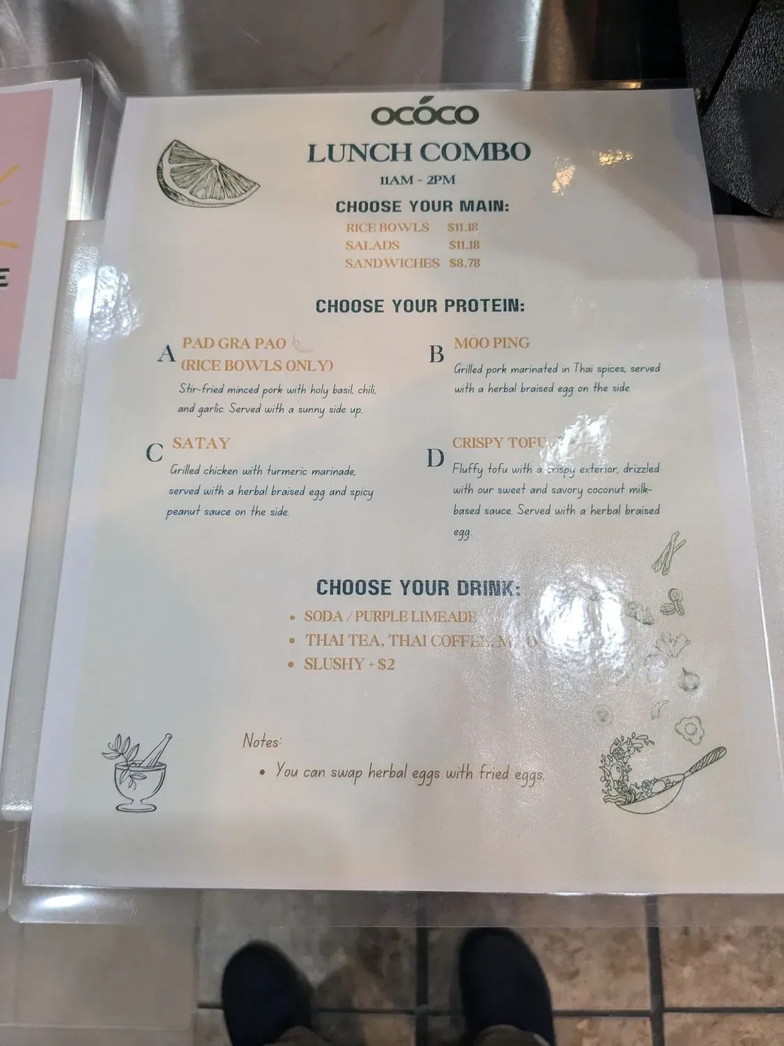 Menu 6