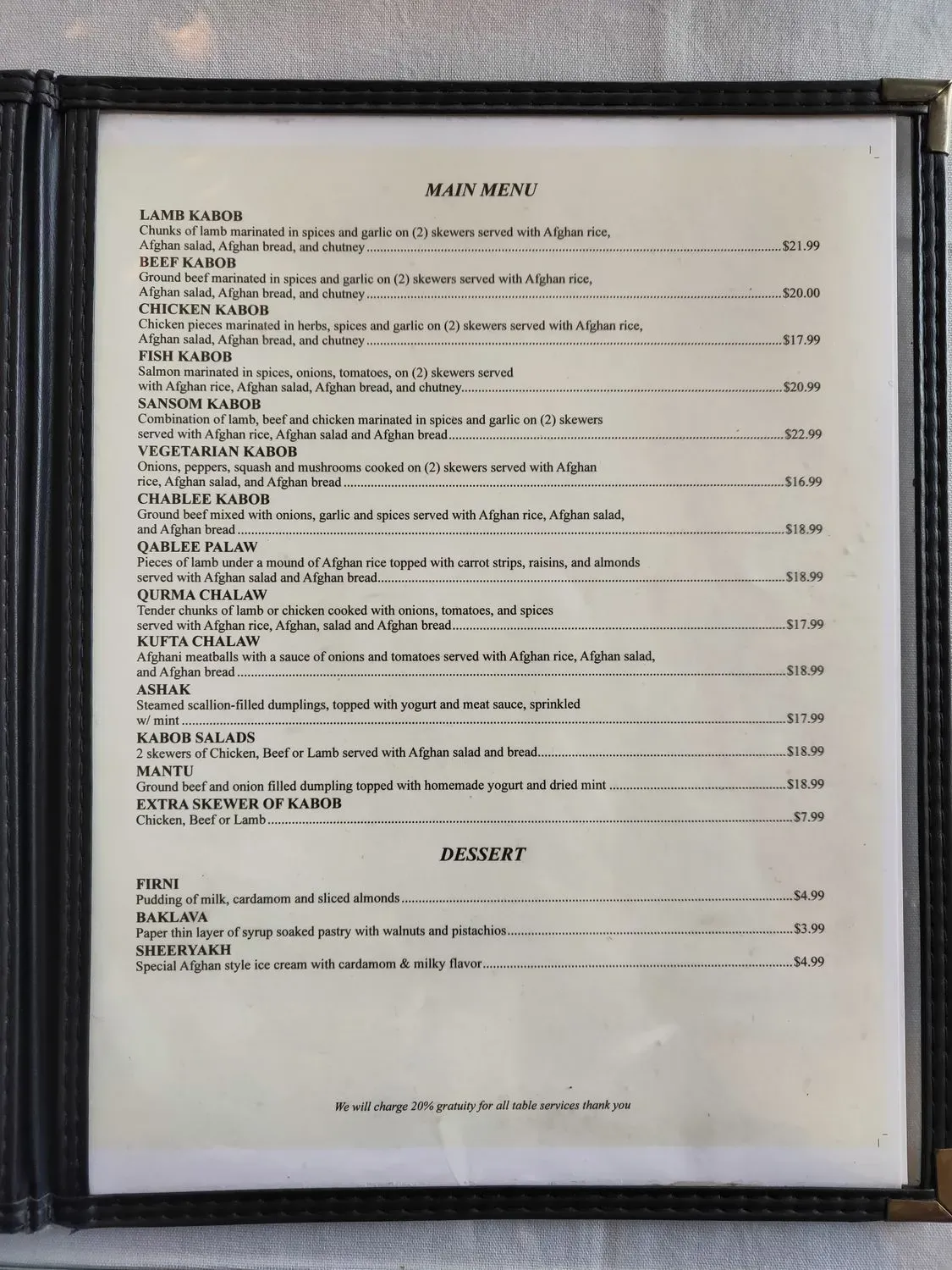 Menu 3