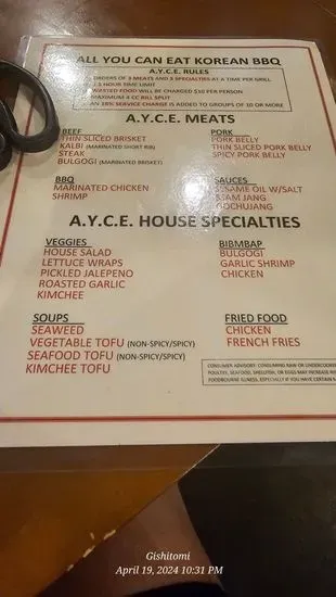 Menu 6