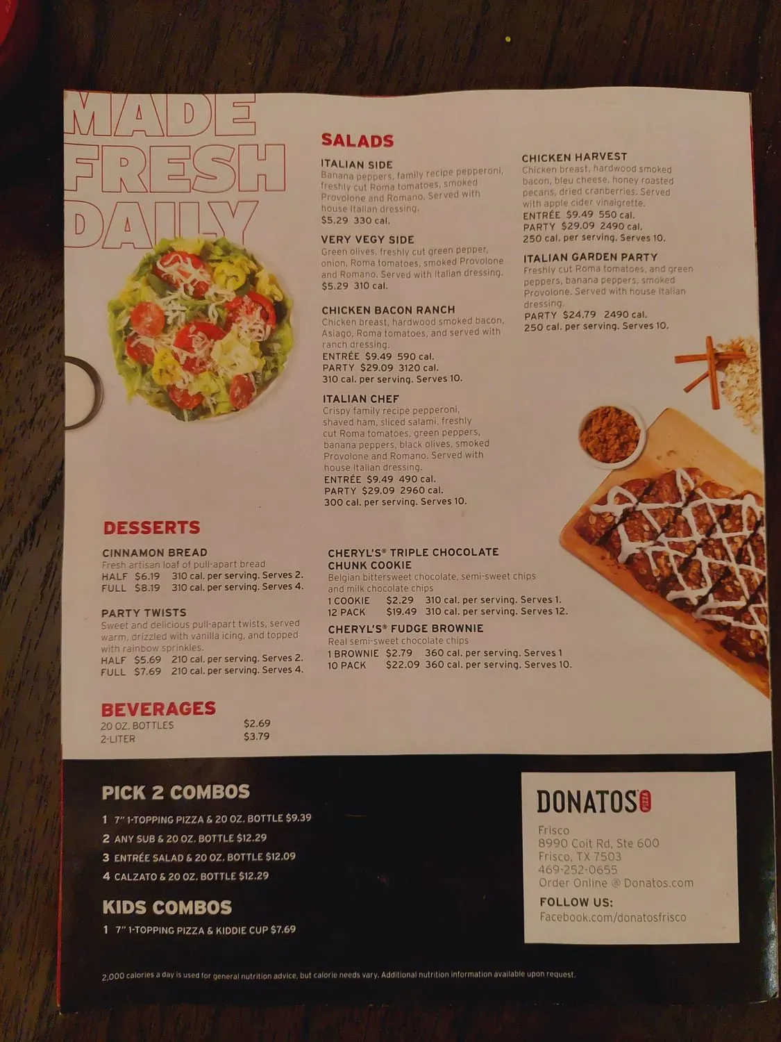 Menu 3