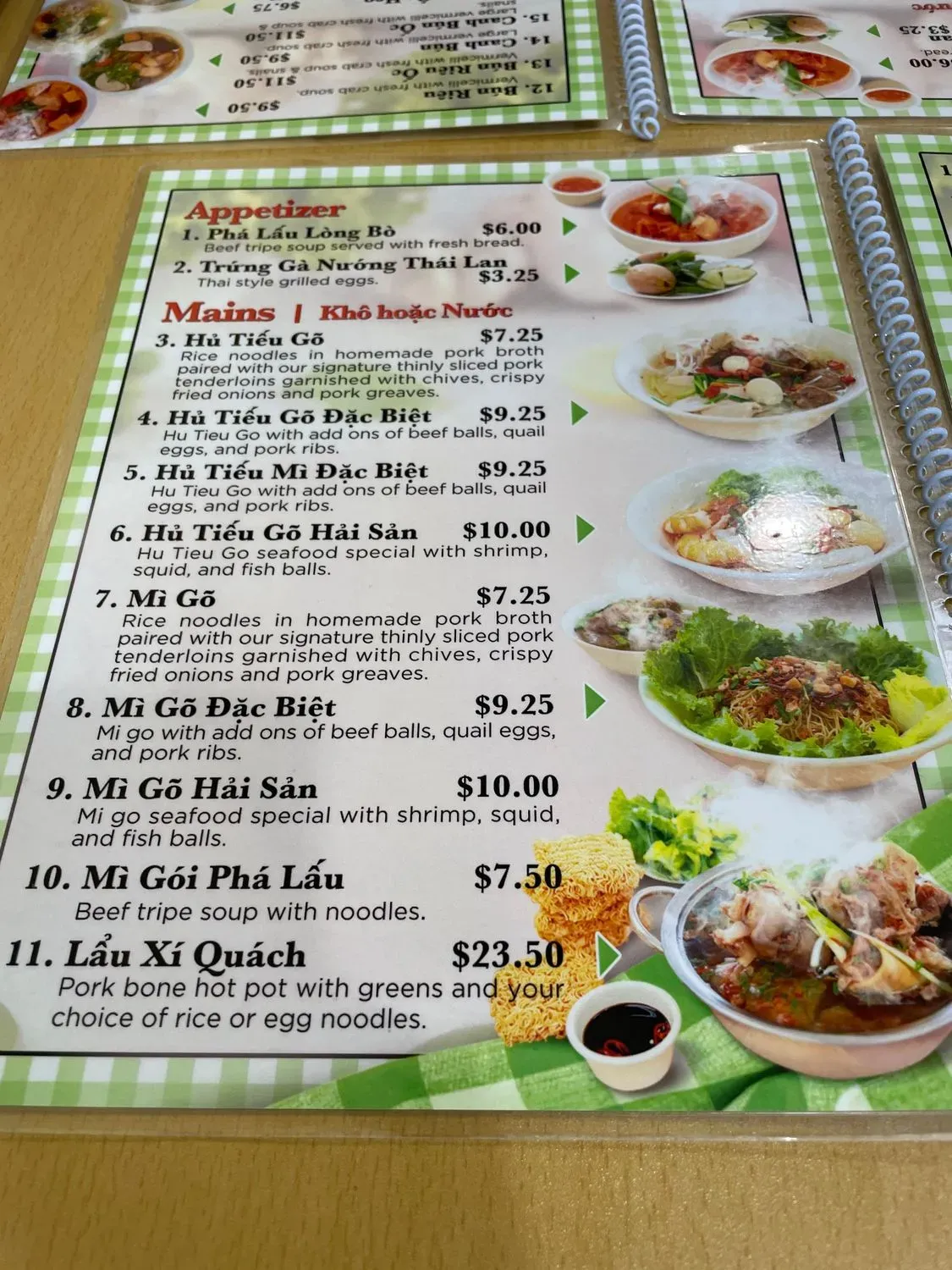 Menu 6