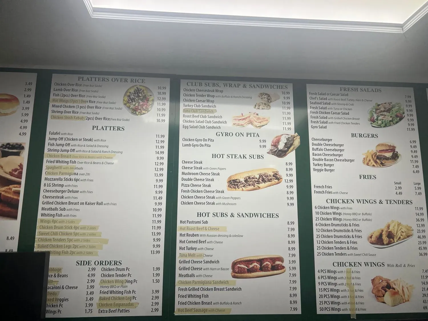 Menu 4