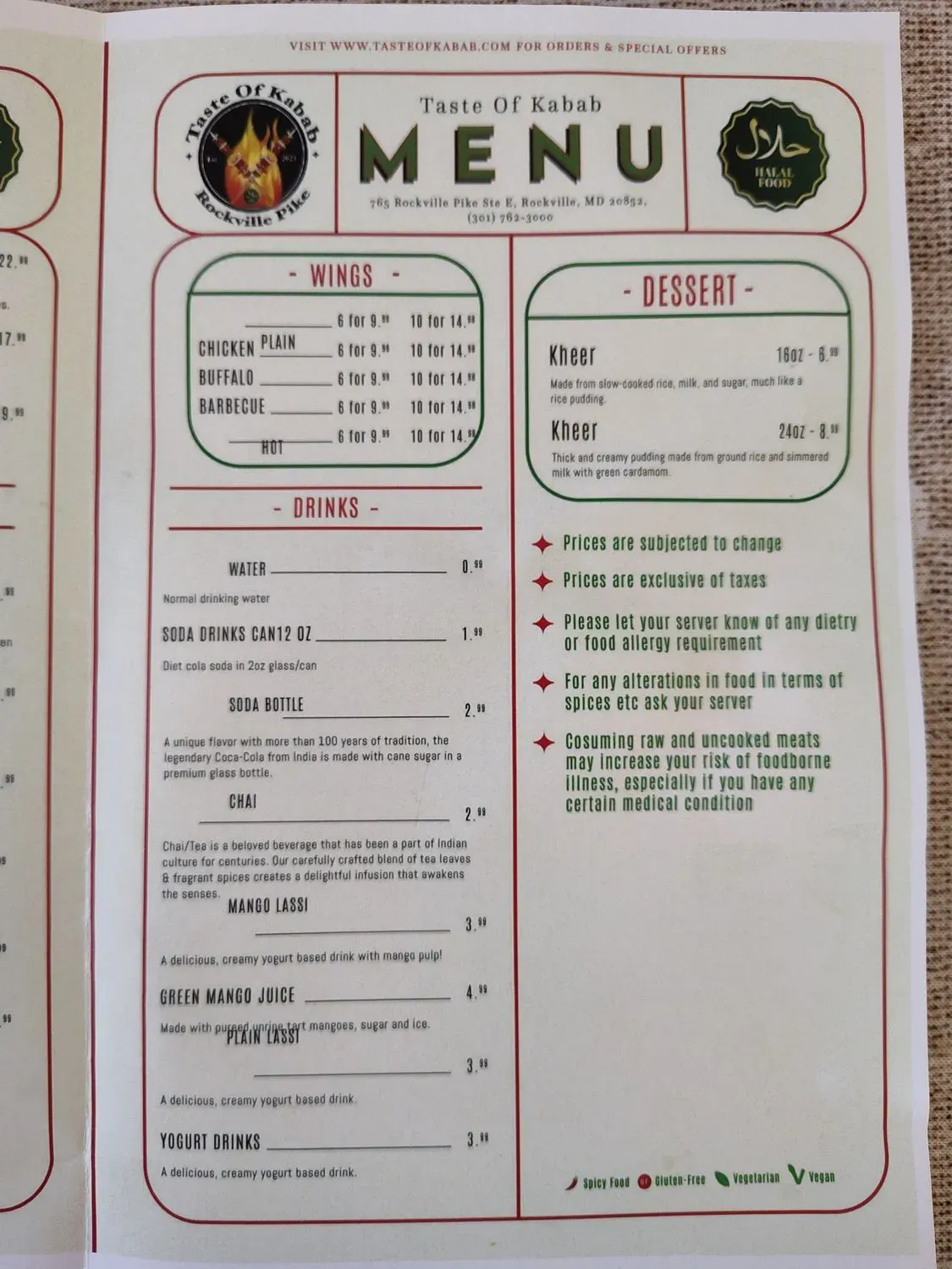 Menu 4