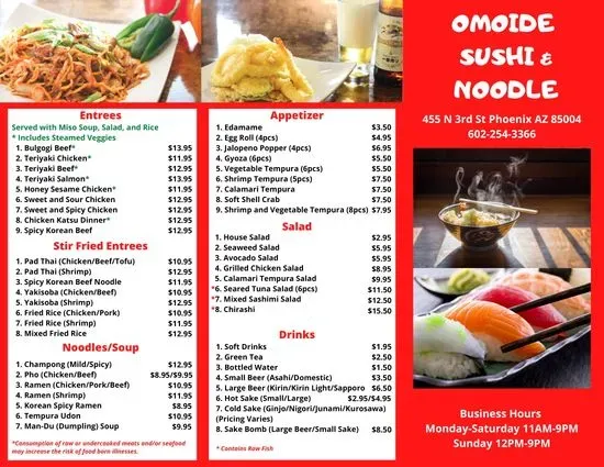 Menu 3