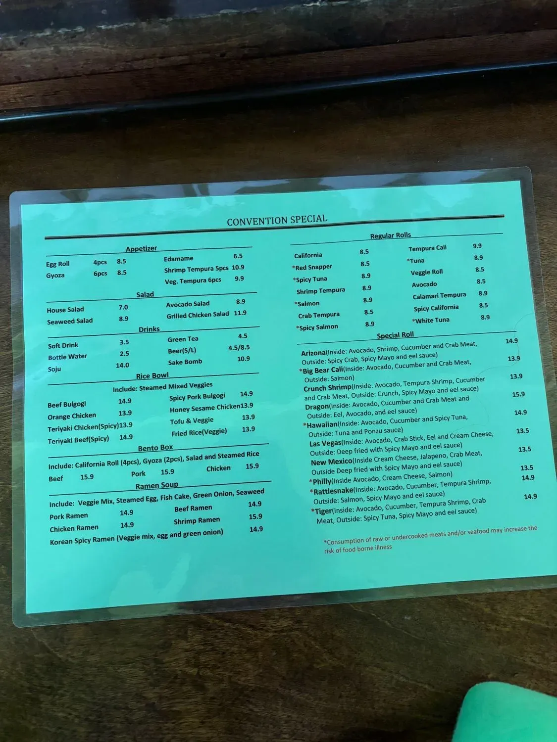 Menu 6