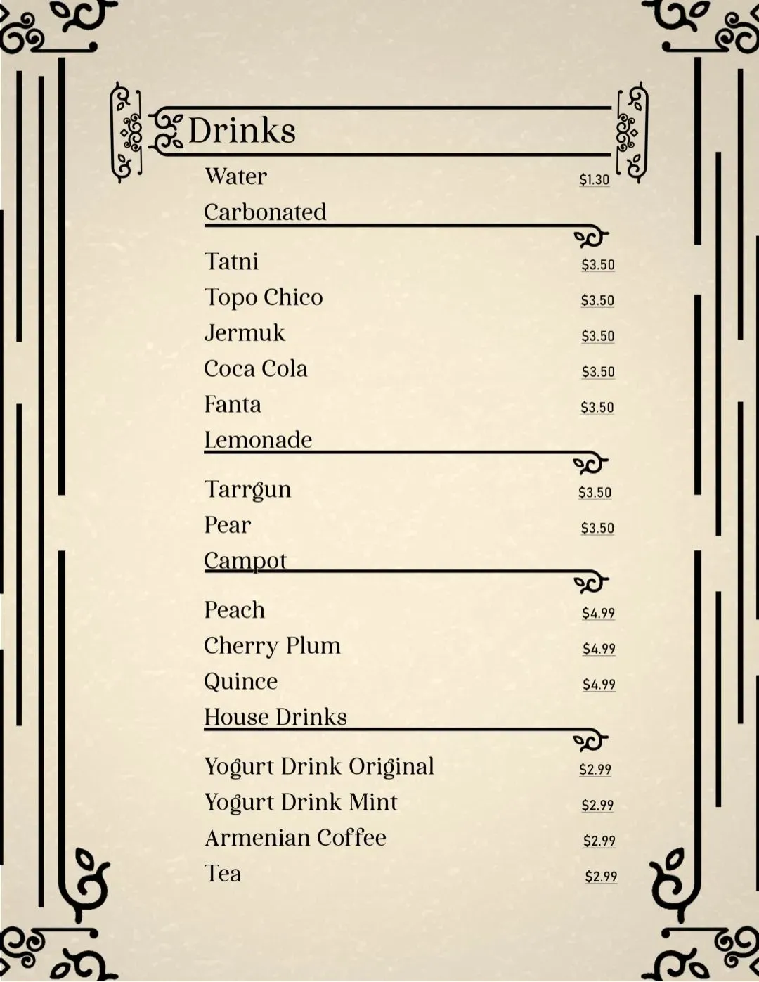 Menu 2