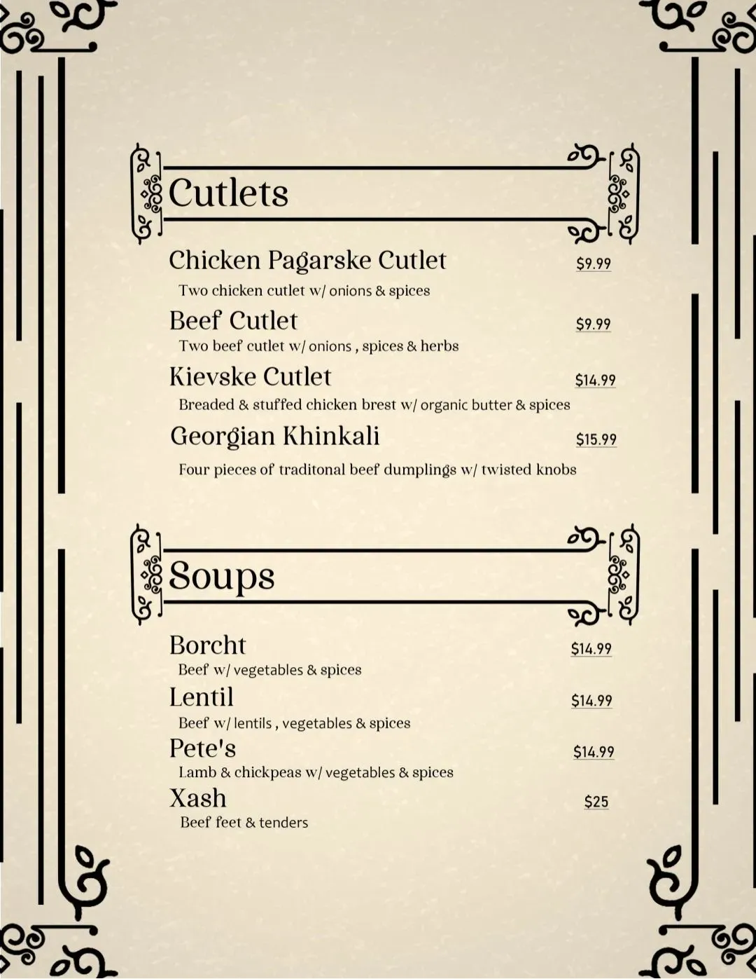 Menu 3