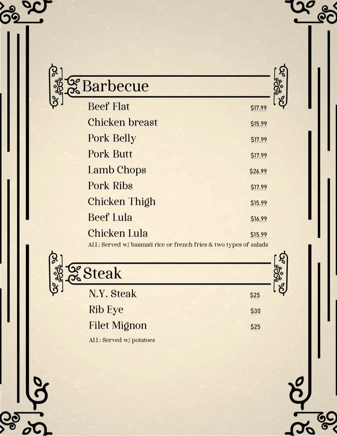 Menu 4