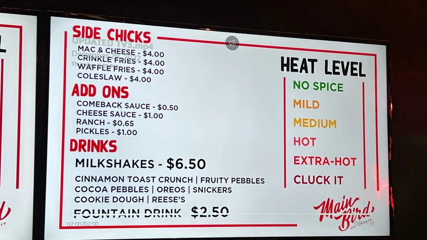 Menu 2