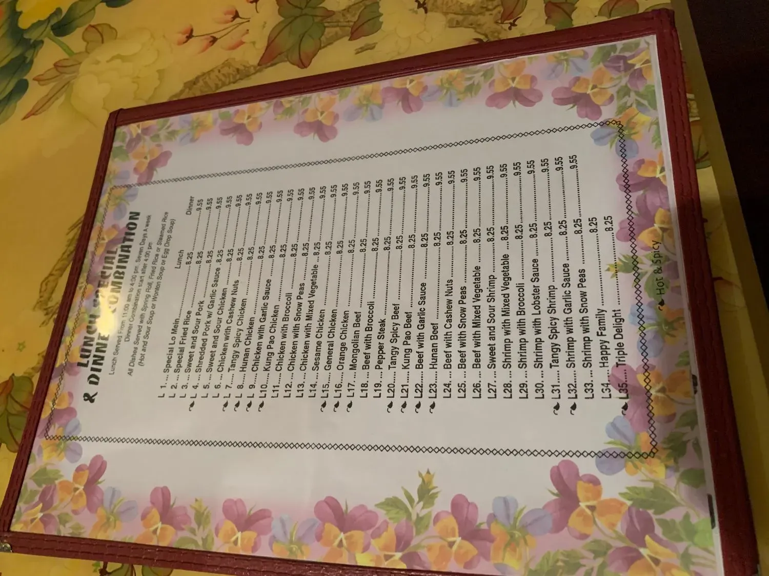 Menu 2