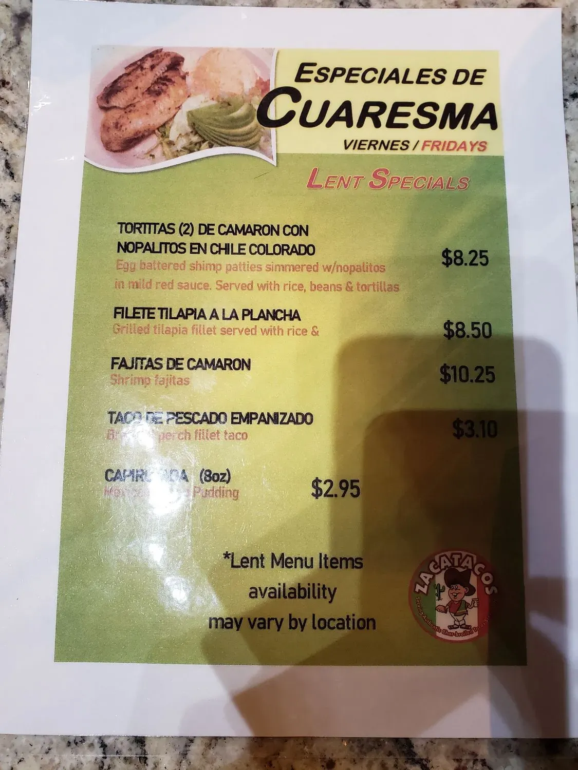 Menu 4