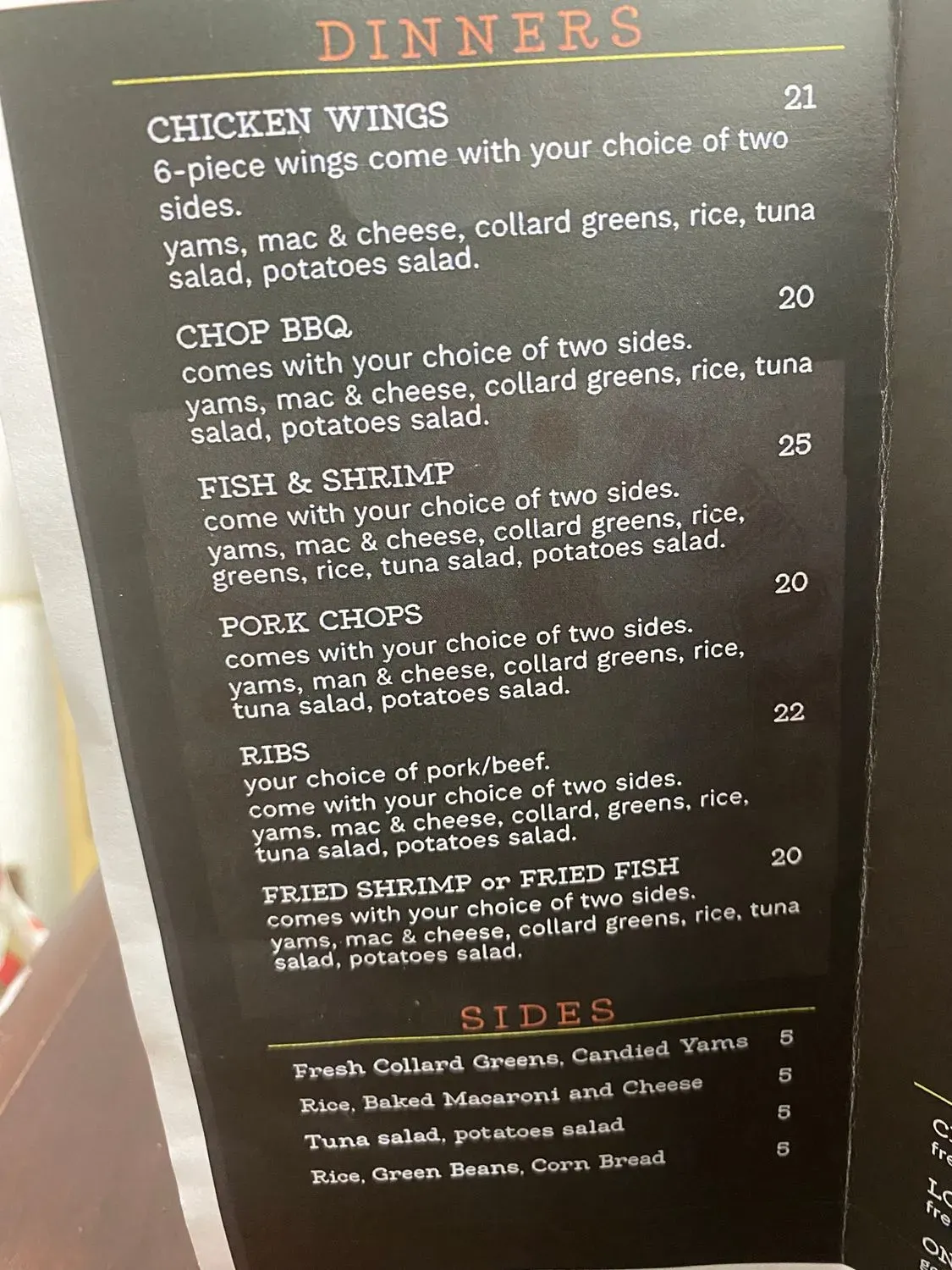 Menu 2