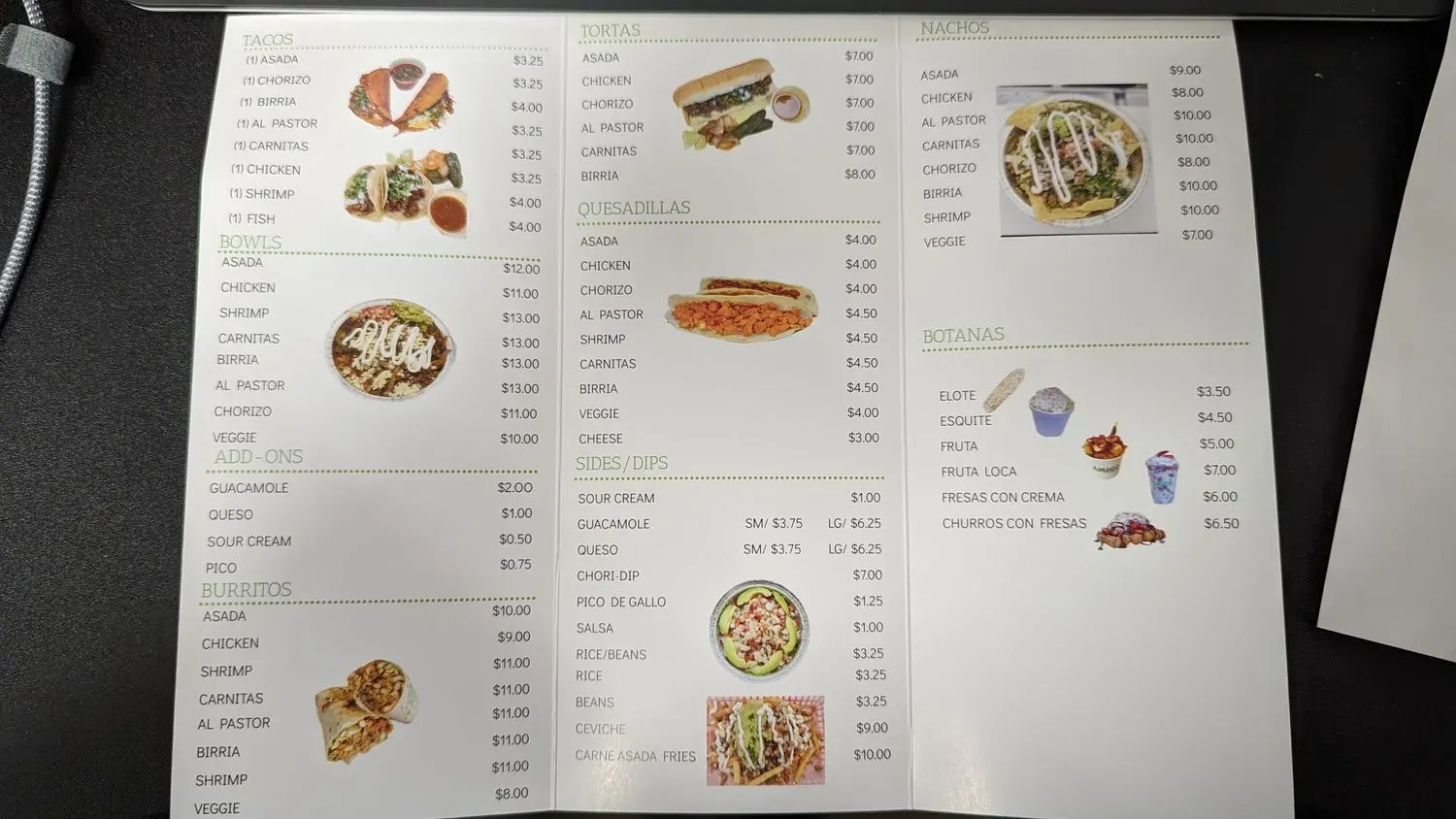 Menu 4