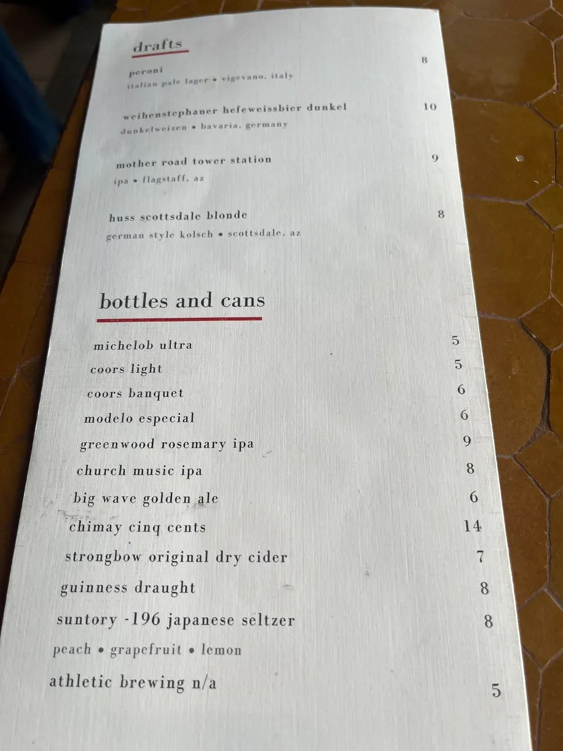 Menu 3