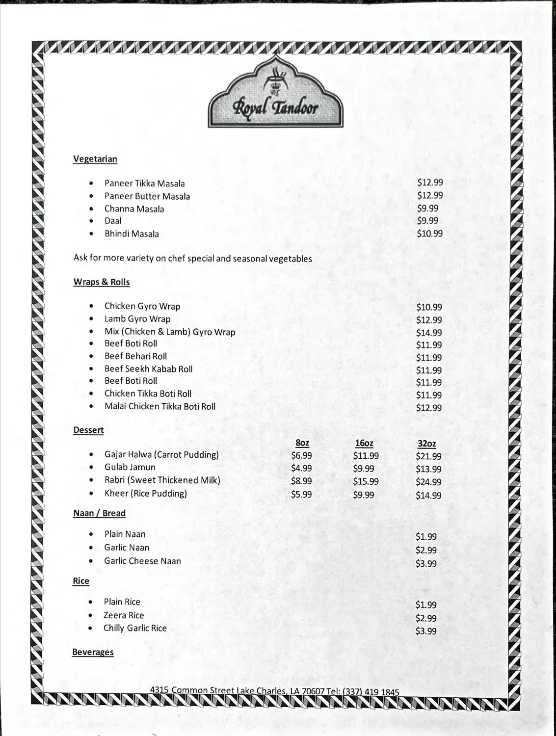 Menu 3