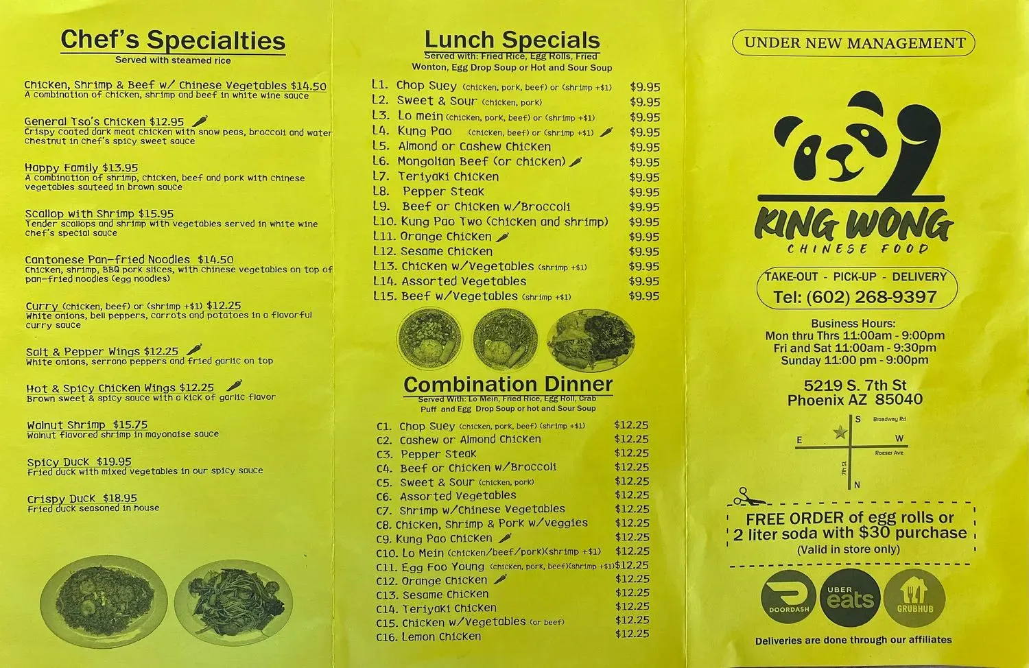 Menu 2