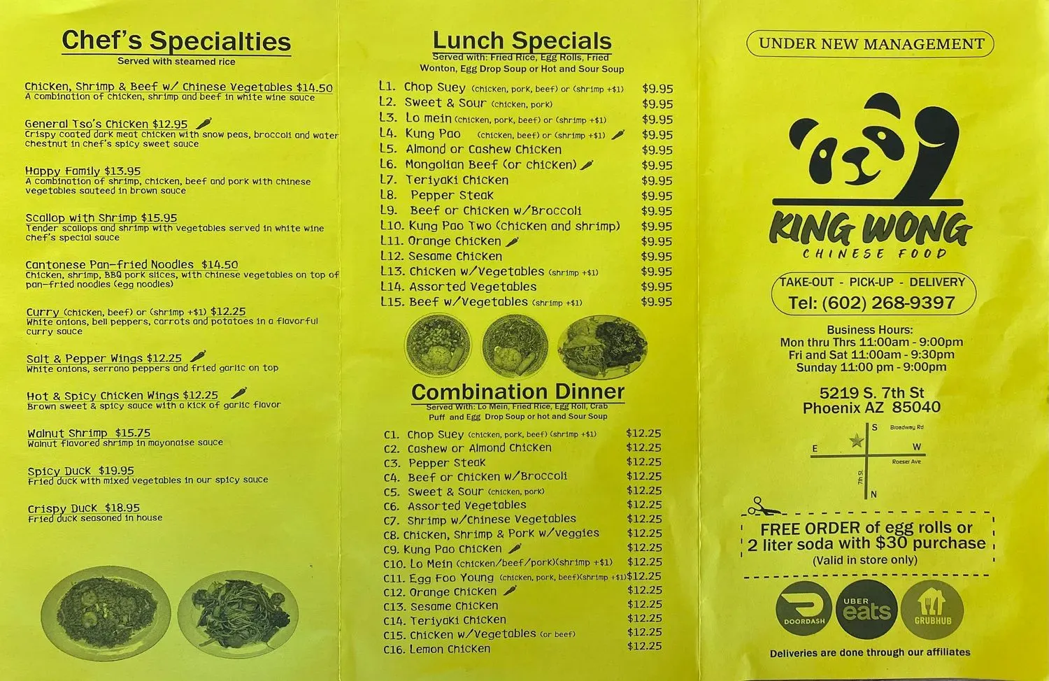 Menu 3