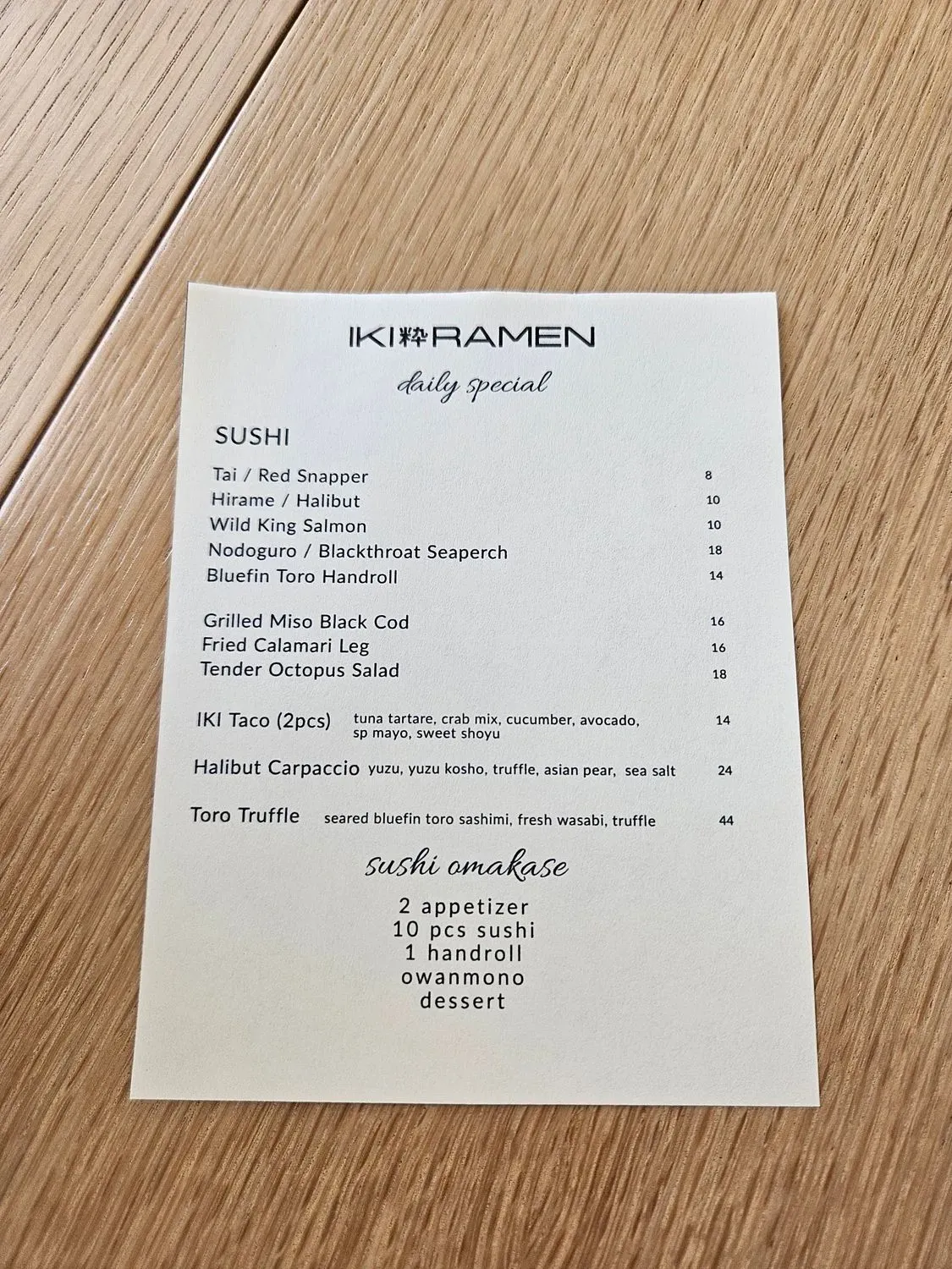 Menu 2