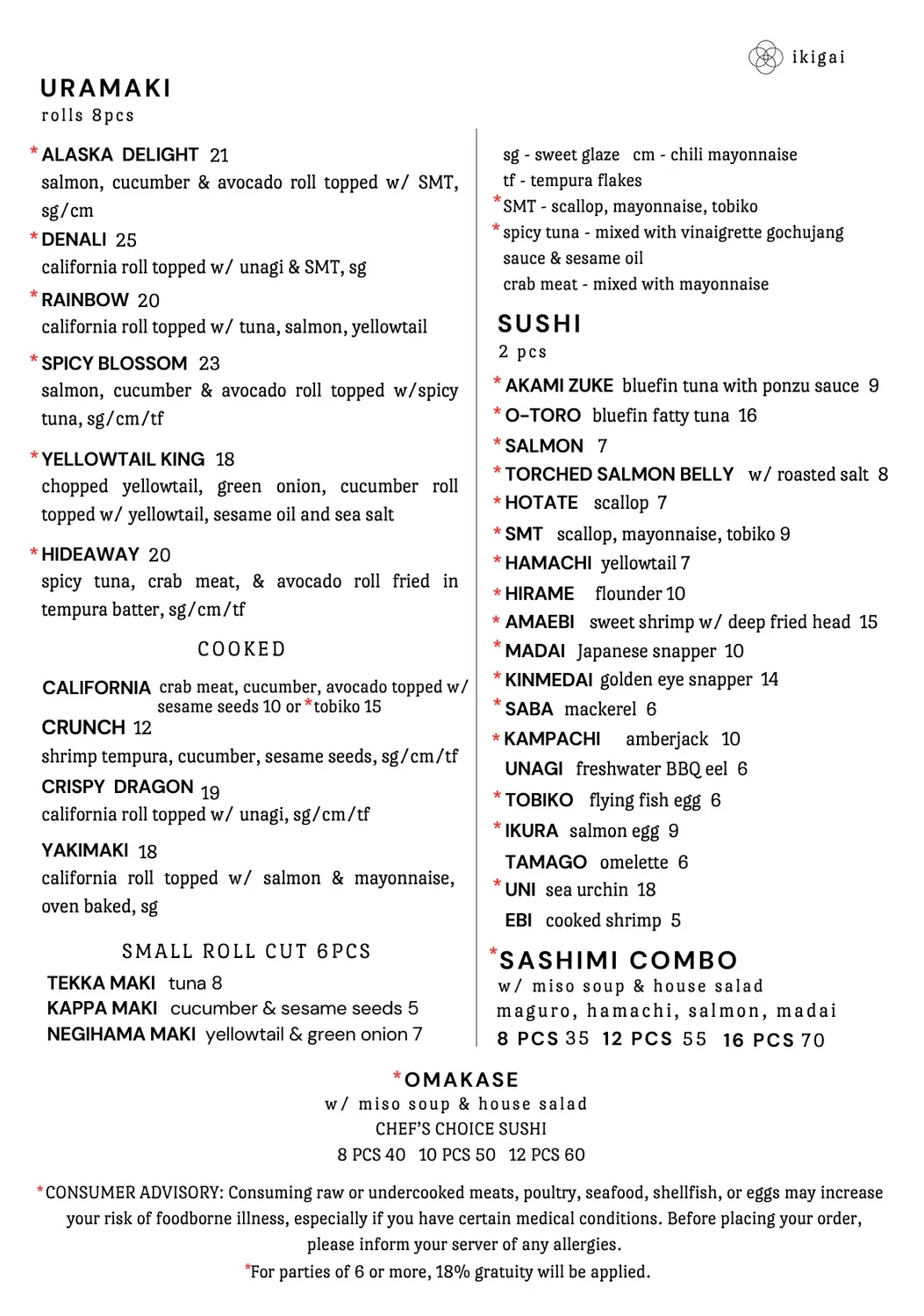 Menu 2