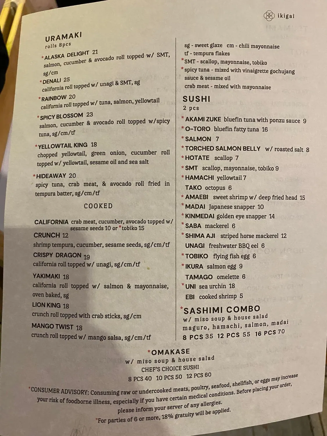 Menu 3