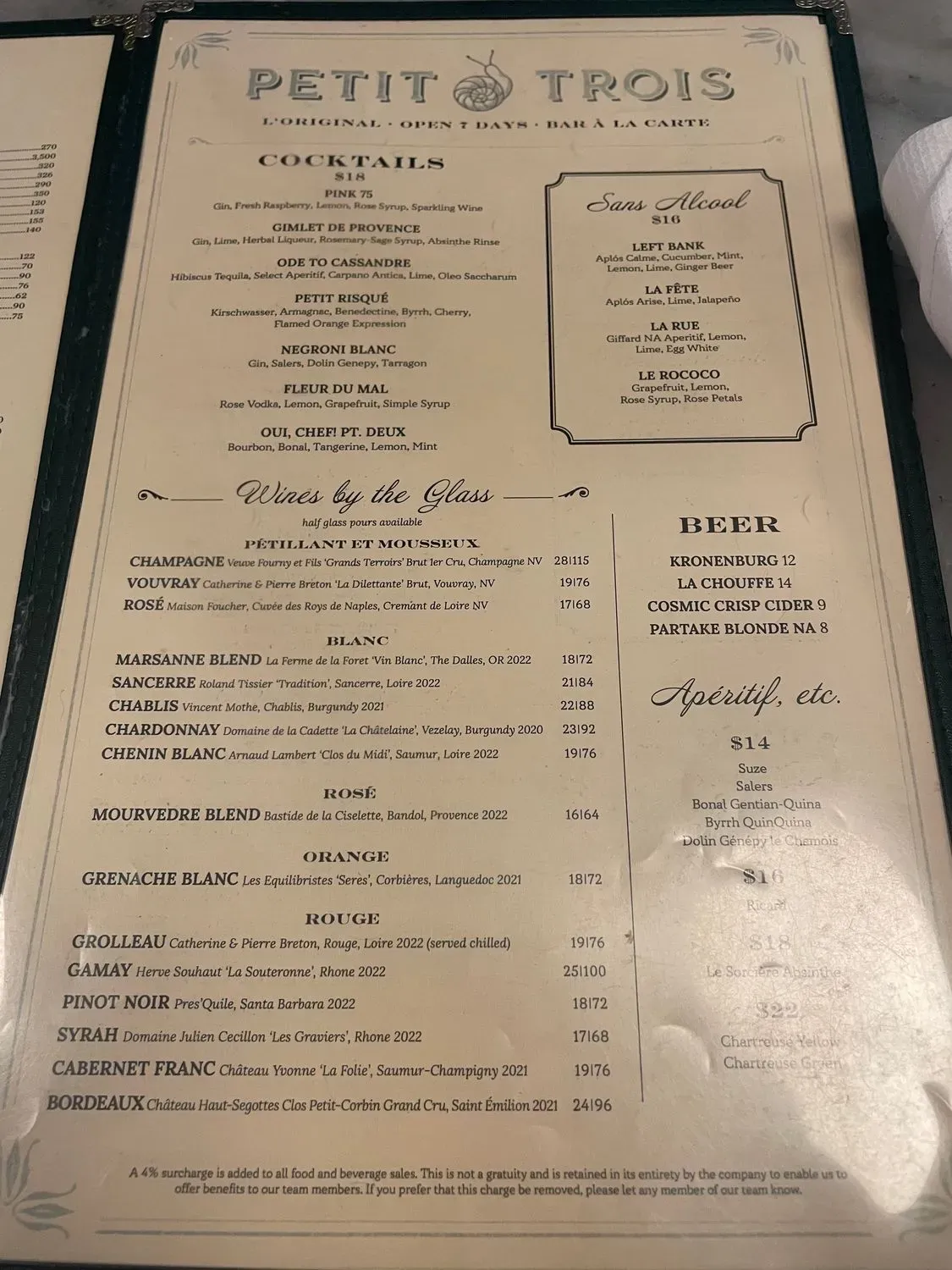 Menu 4