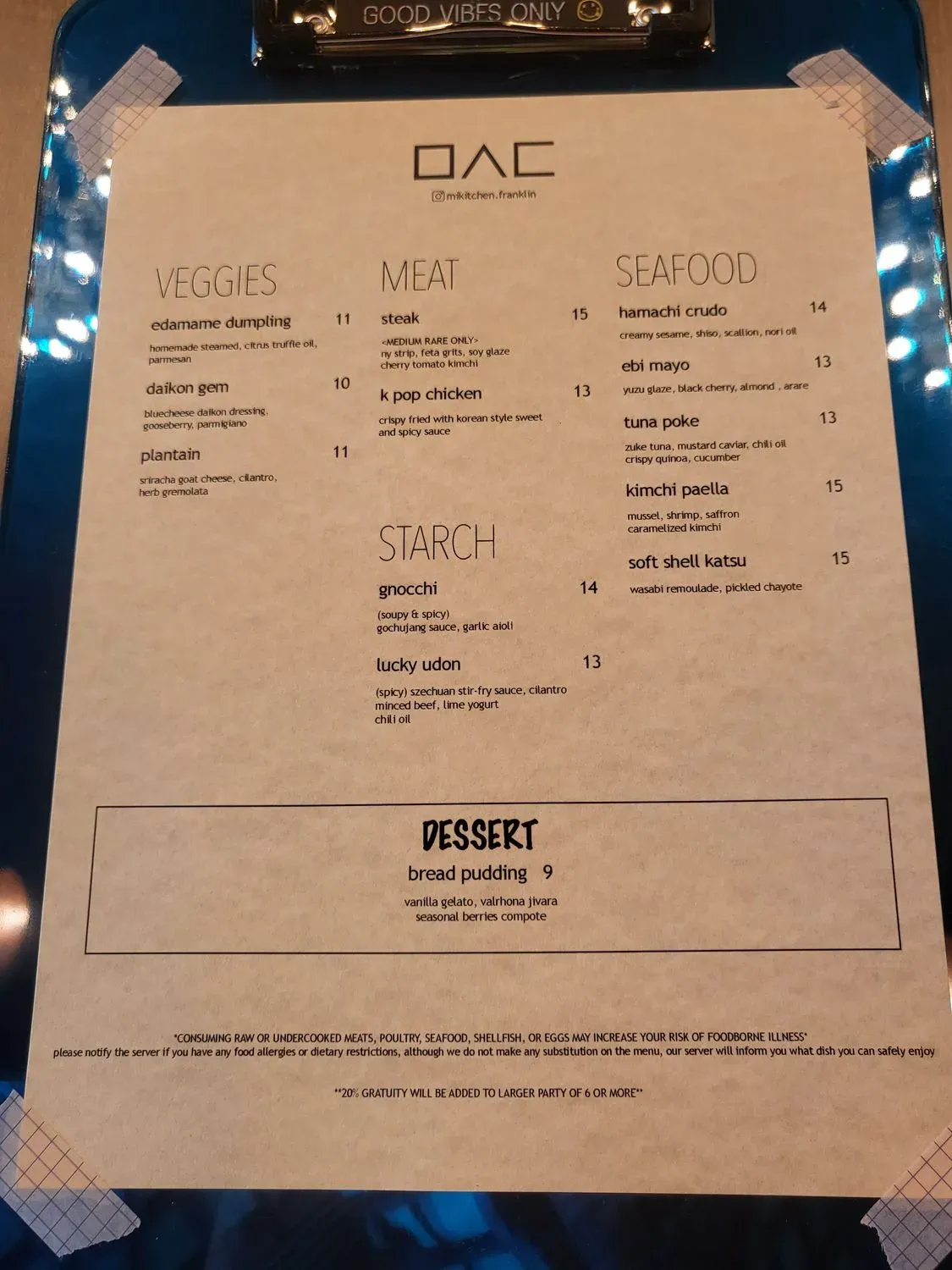 Menu 6