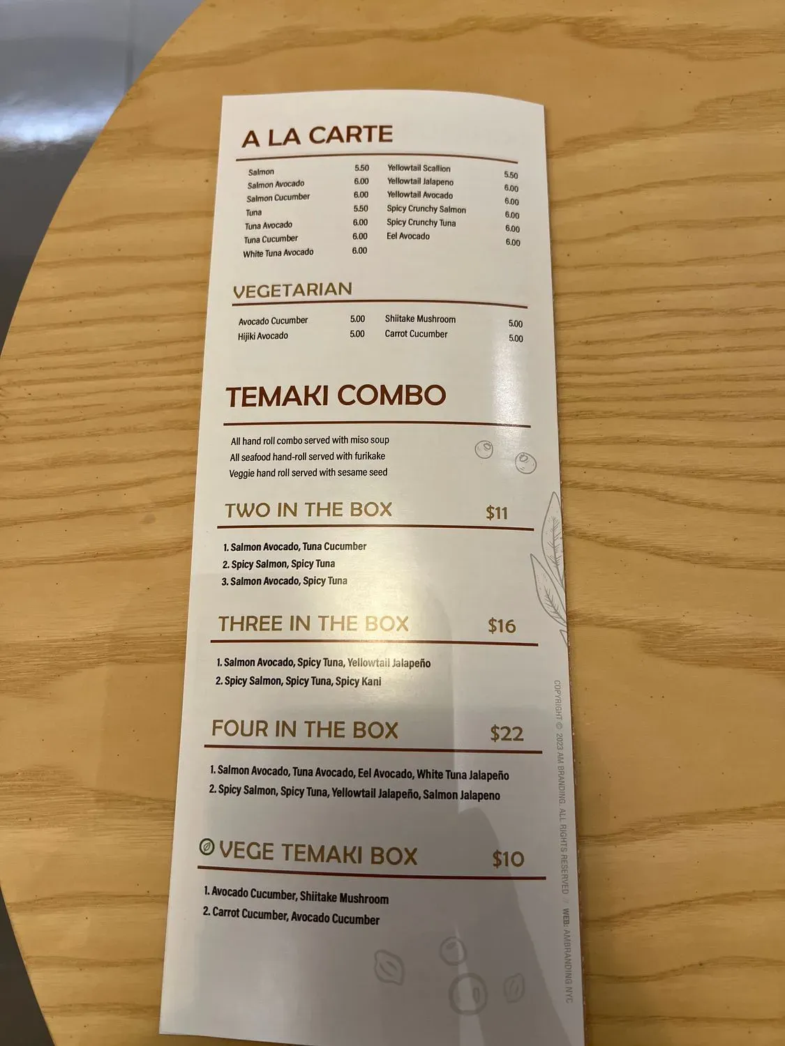 Menu 2