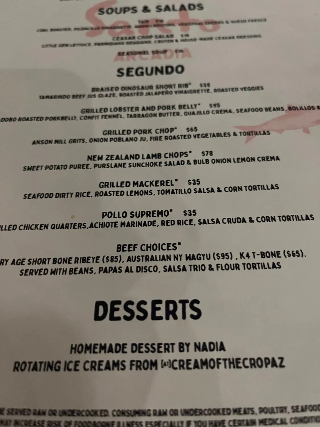 Menu 6