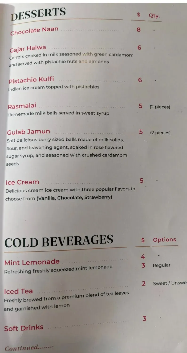 Menu 6