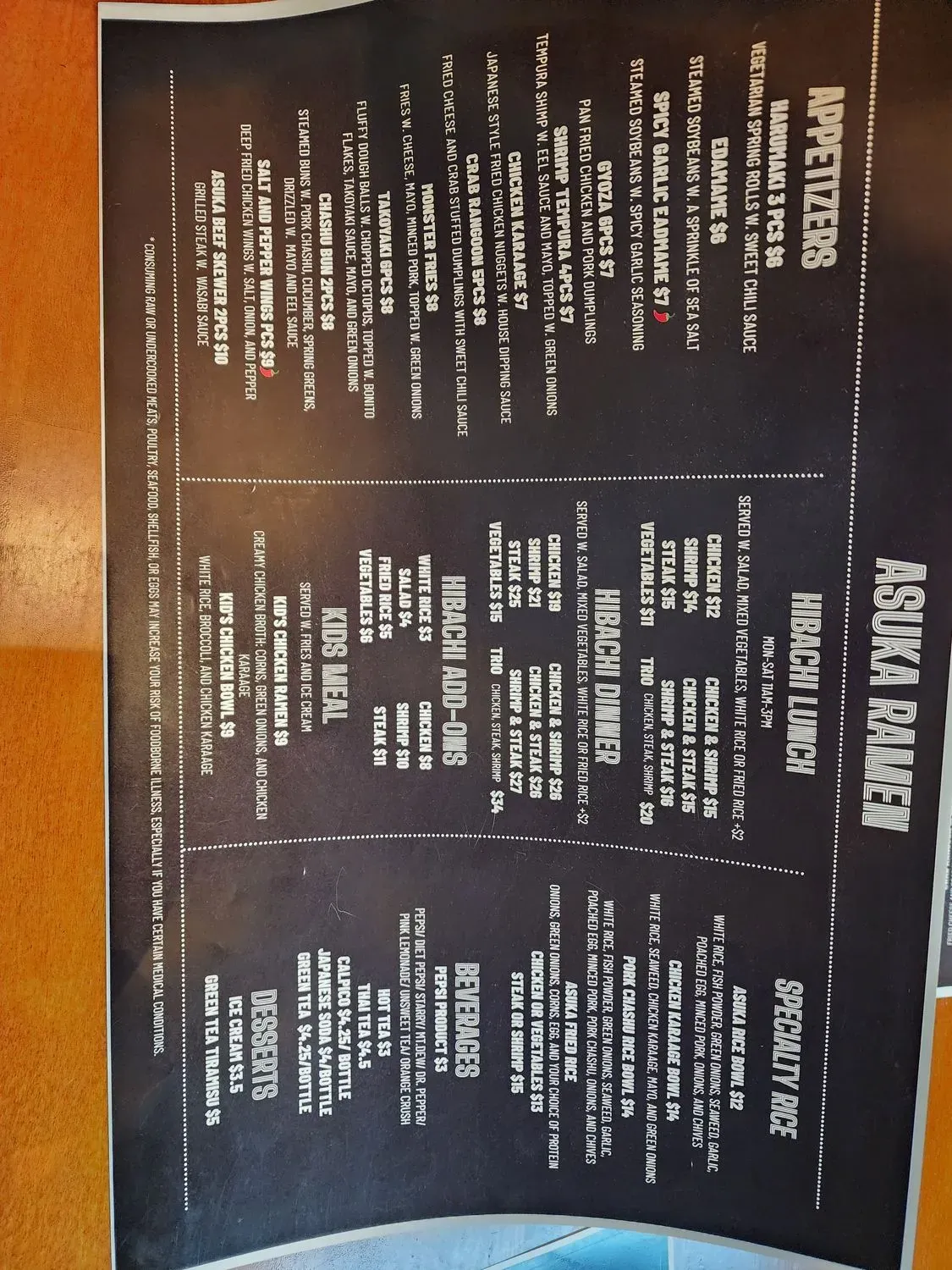 Menu 6