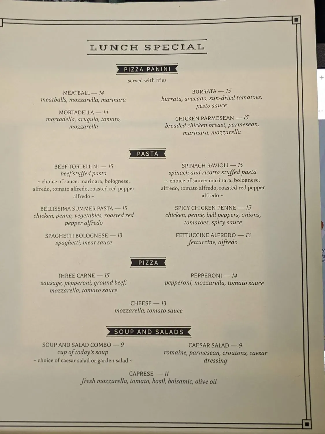 Menu 2