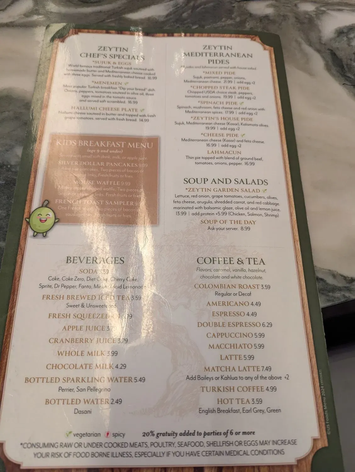 Menu 5