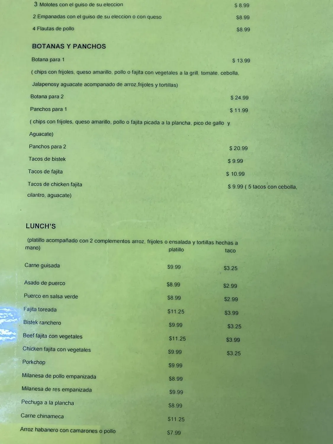 Menu 2