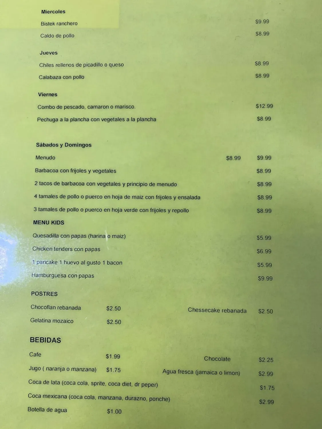 Menu 3