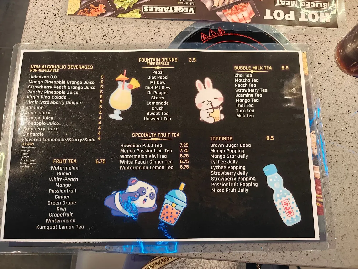 Menu 4