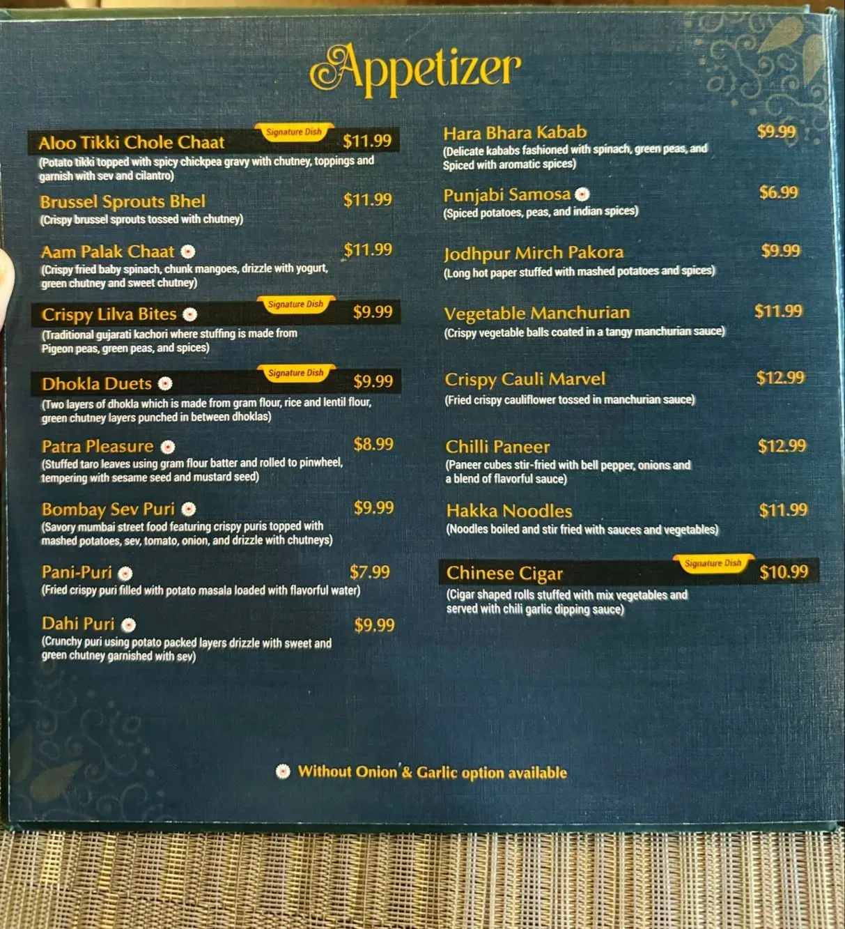 Menu 2