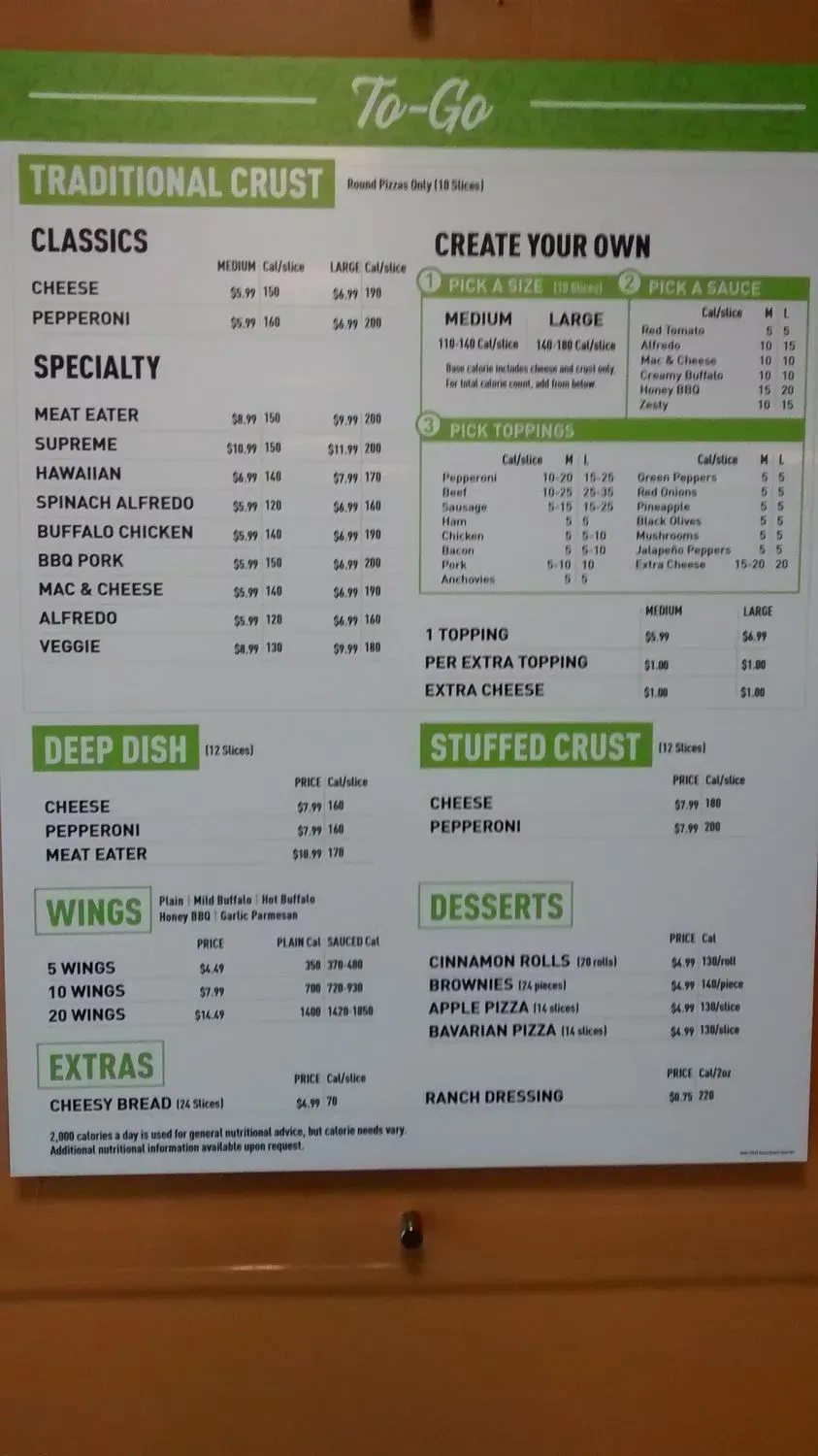 Menu 2