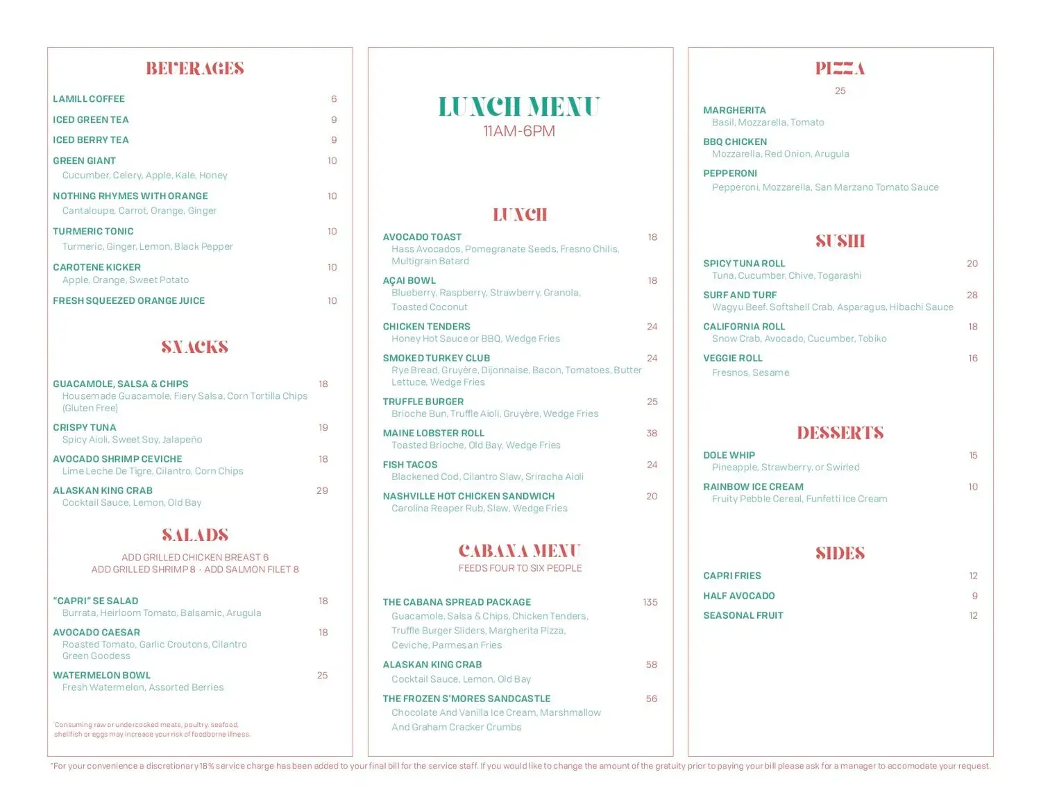 Menu 2