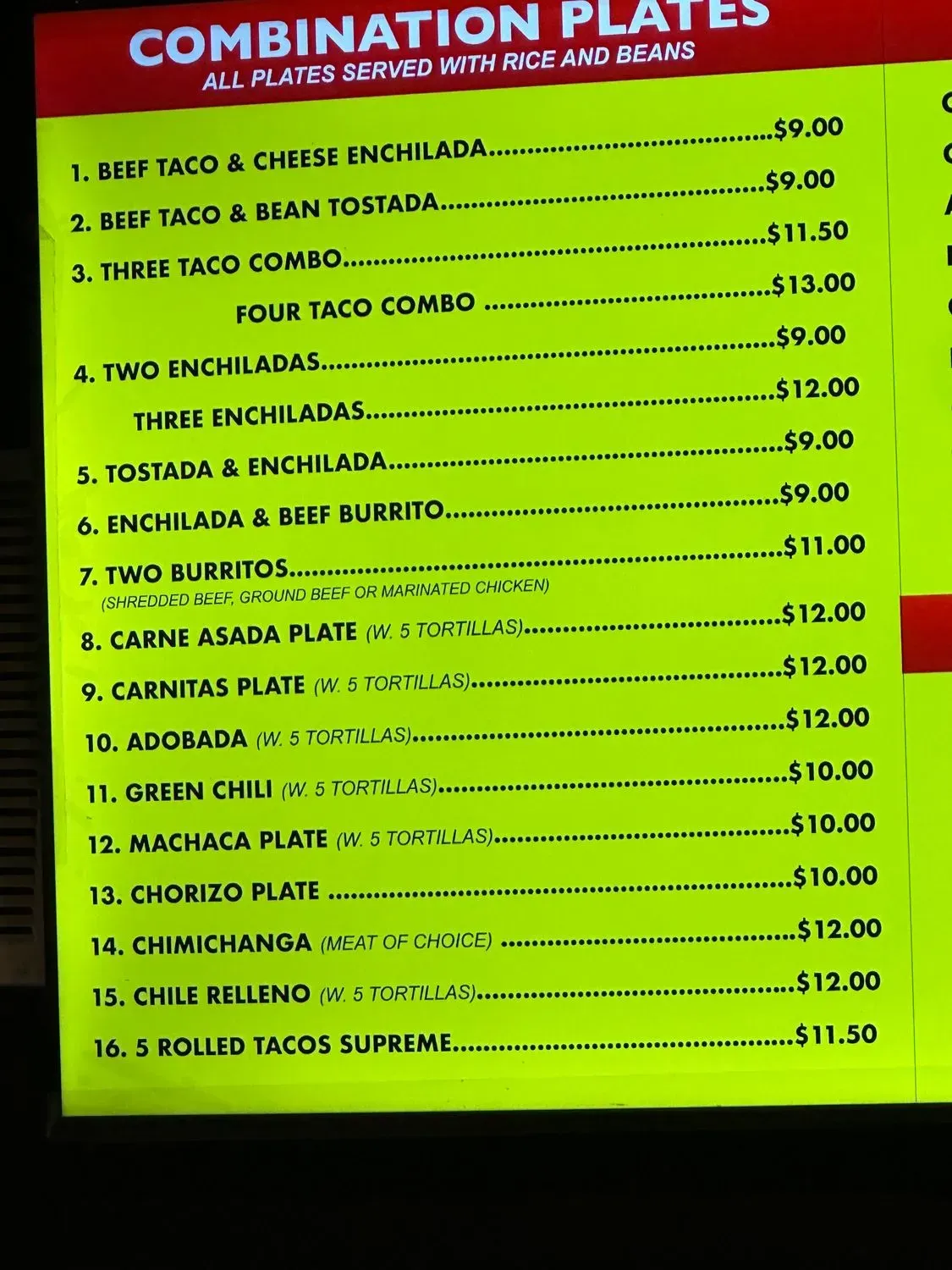 Menu 2