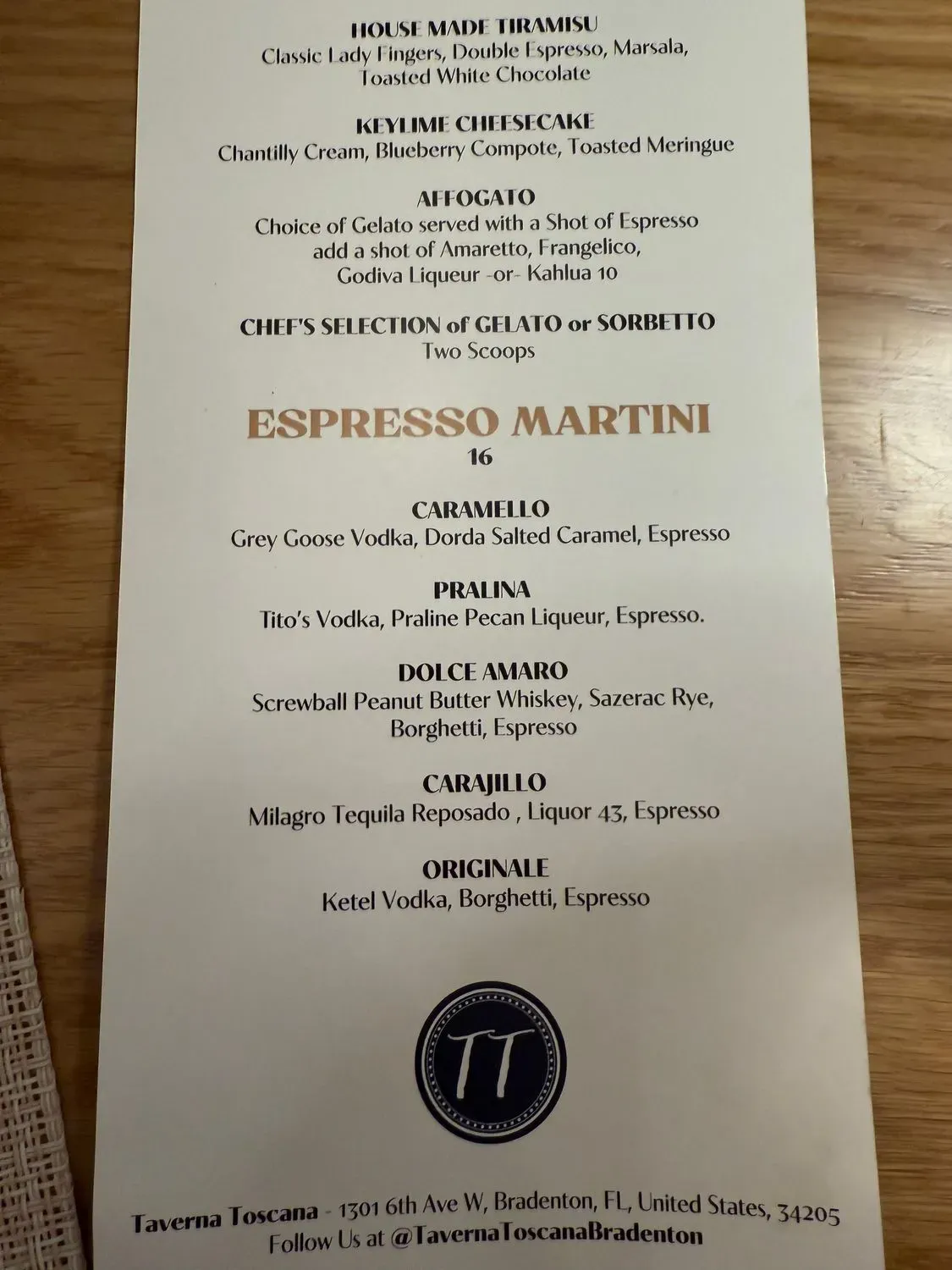 Menu 6