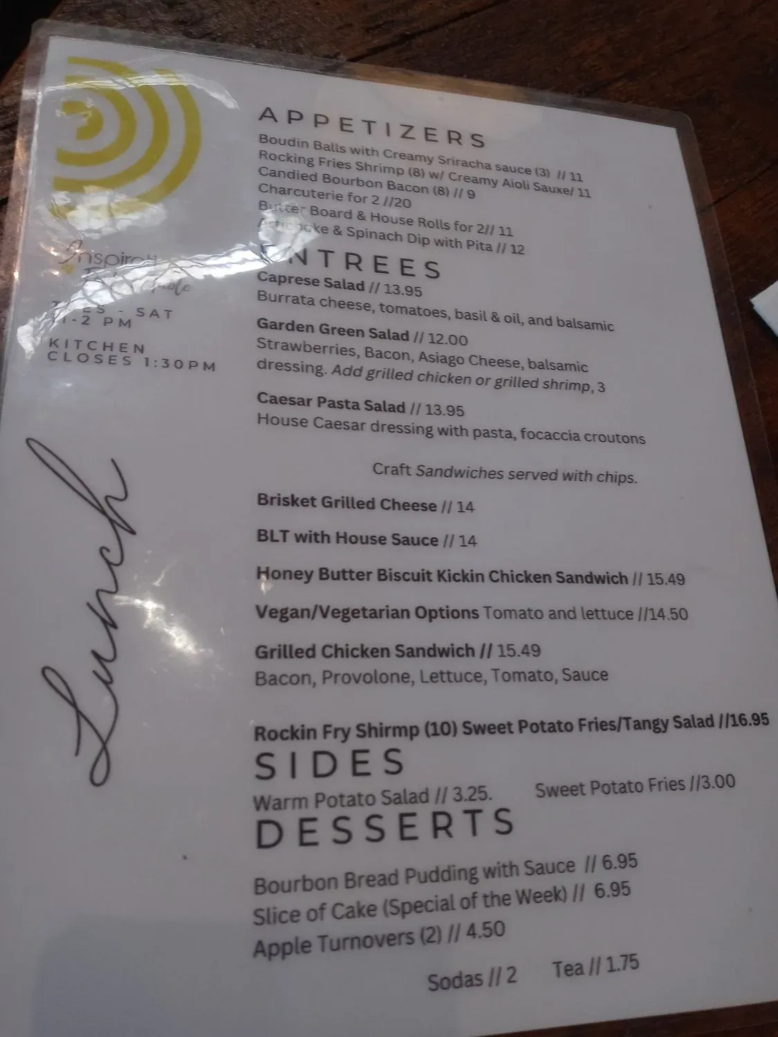 Menu 4