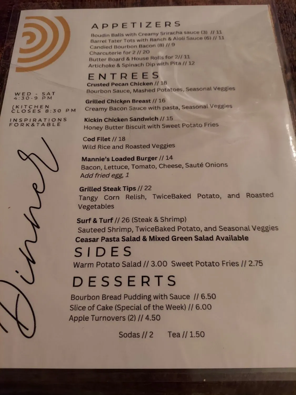 Menu 3