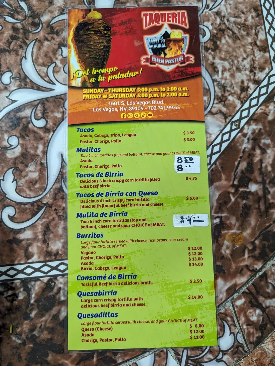 Menu 4