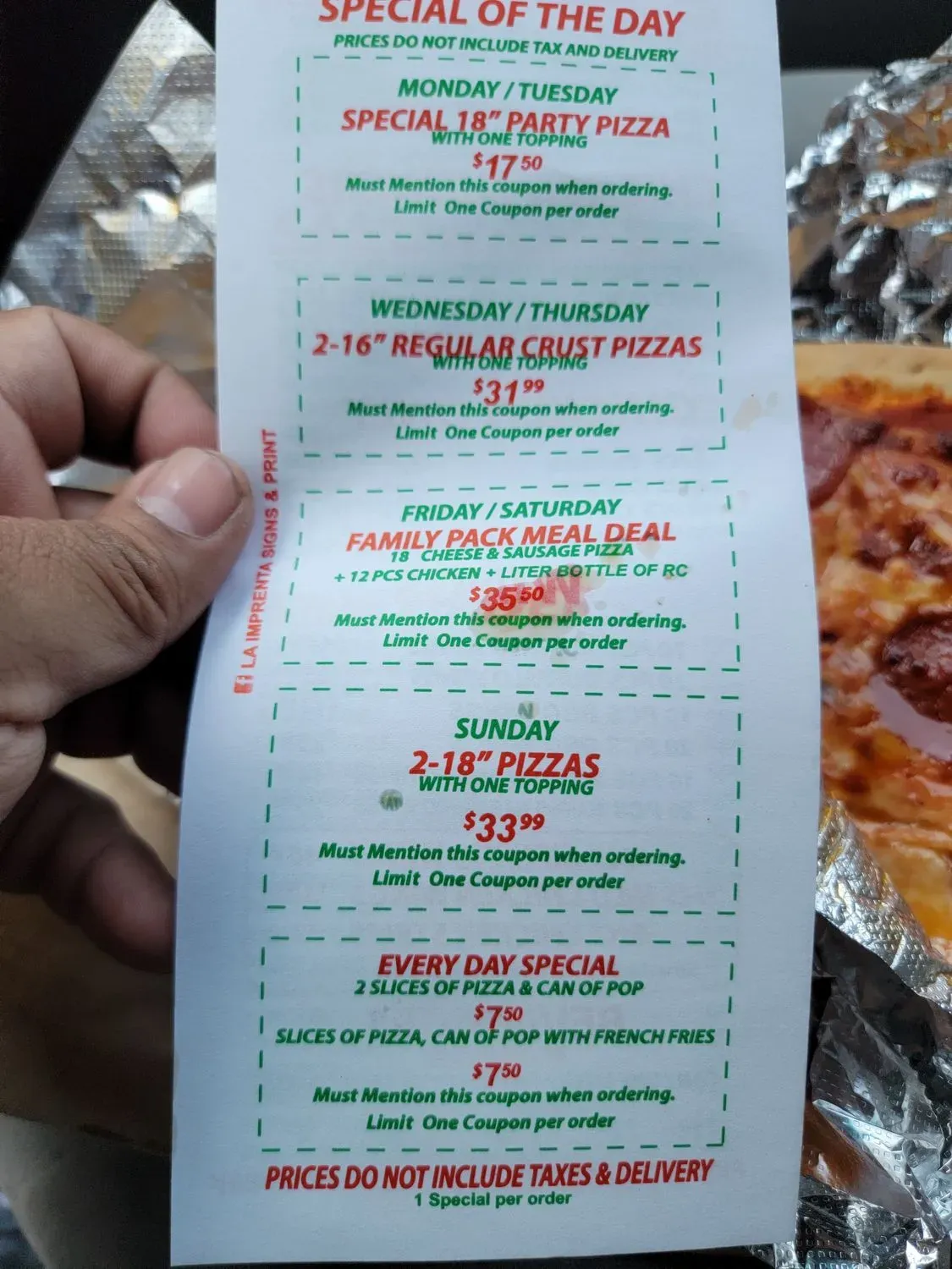 Menu 3