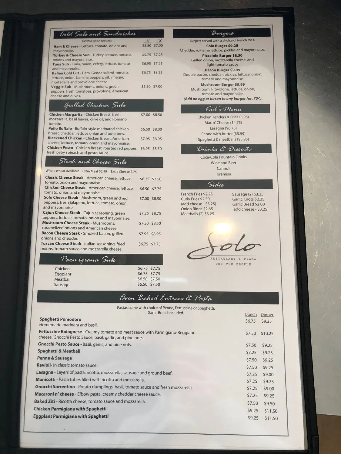 Menu 4