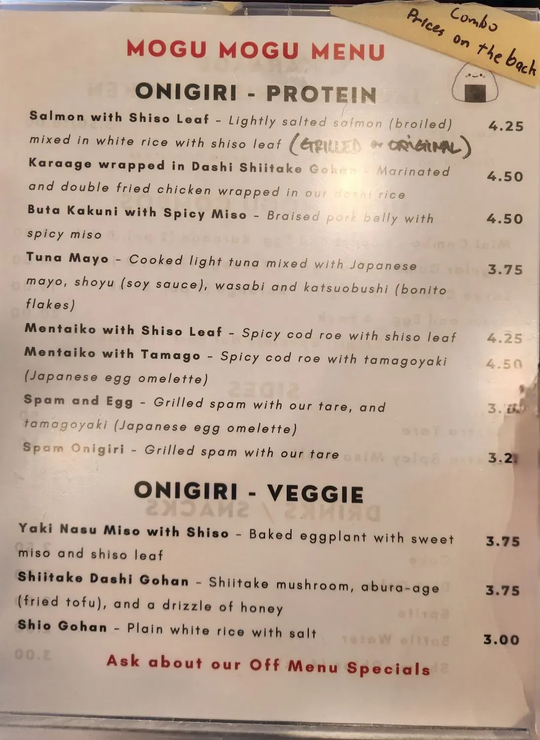 Menu 4