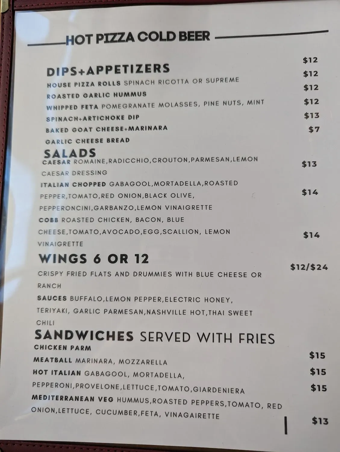 Menu 4