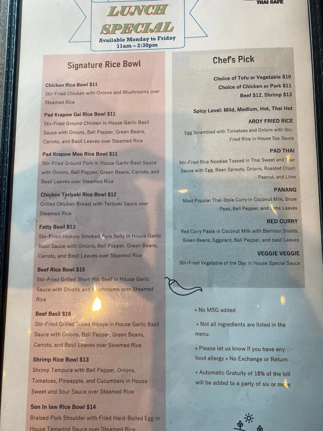 Menu 6