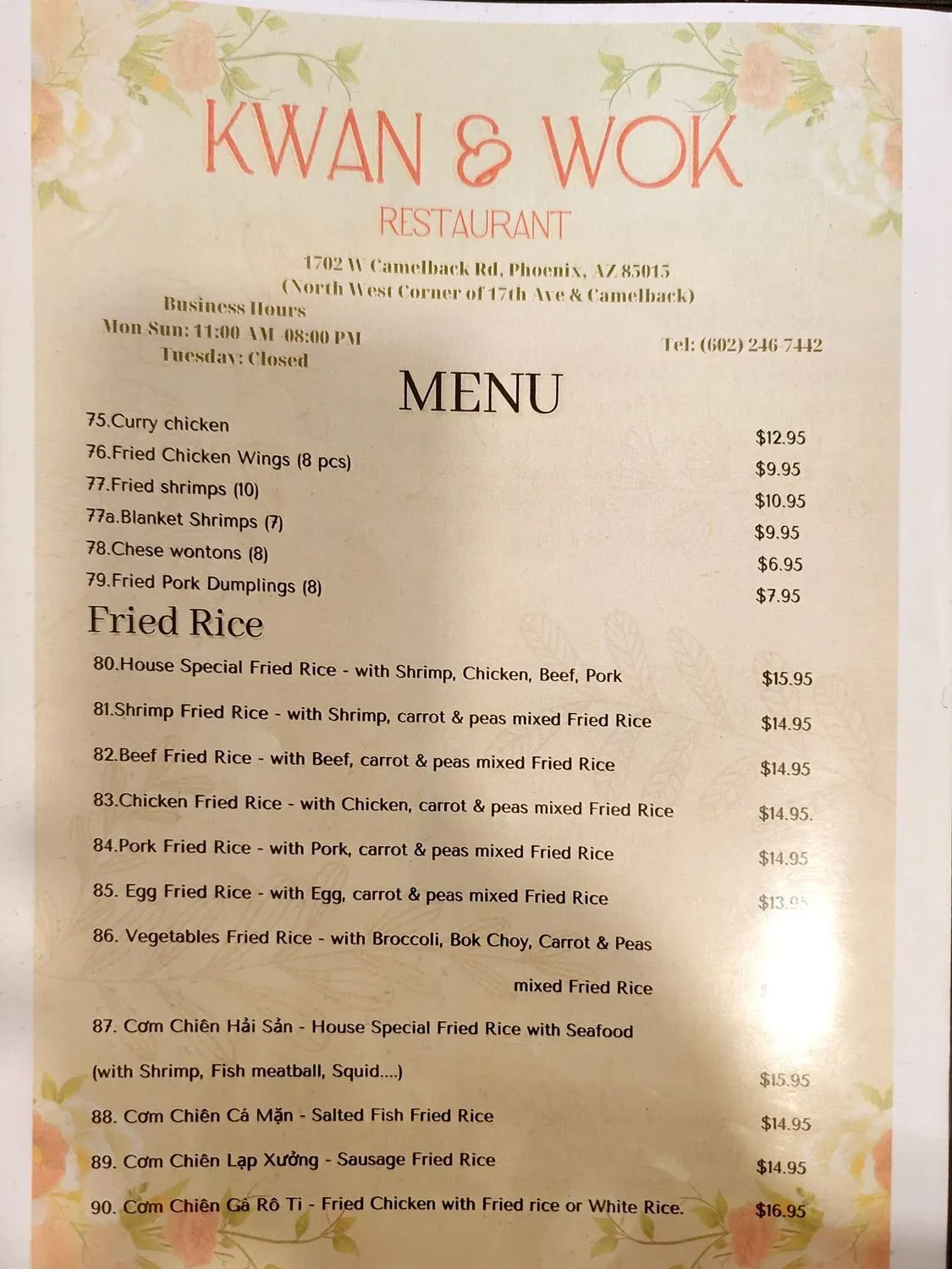 Menu 6