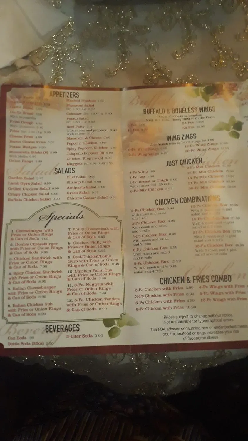 Menu 4